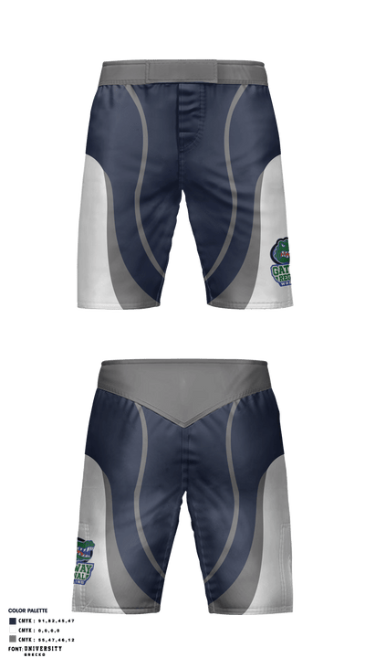 Gateway Regional High School Wrestling 45232983 Fight Shorts - 2