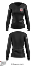 174 mac 5208004 Women's Long Sleeve V-neck Shirt - 2