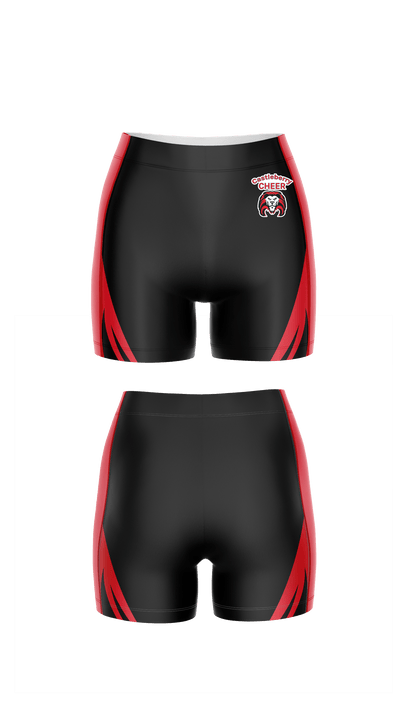 Castleberry High School Cheer 36149140 Compression Shorts - 1