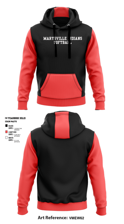 Marysville indians 53102686 Hoodie - 1