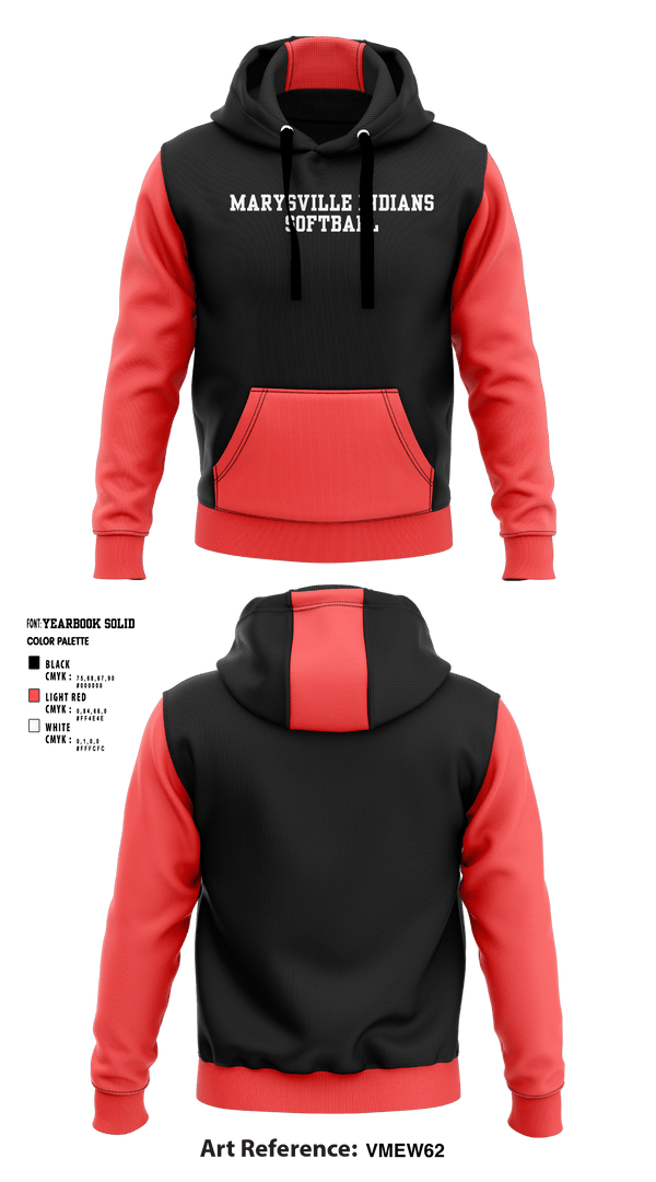 Hoodie, Marysville indians, Softball, Teamtime, Team time, sublimation, custom sports apparel, team uniforms, spirit wear, spiritwear, sports uniforms, custom shirts, team store, custom team store, fundraiser sports, apparel fundraiser