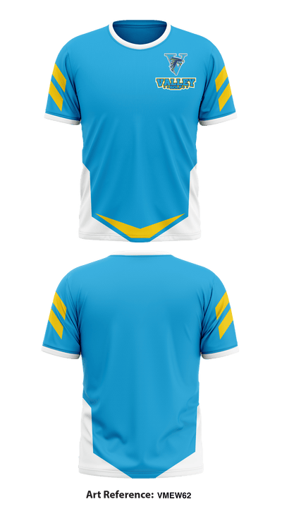 Valley High School Golf 33800482 Short Sleeve Performance Shirt - 1