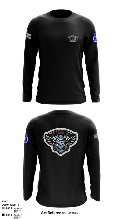 10th CAB H2F 35470377 Long Sleeve Performance Shirt - 6