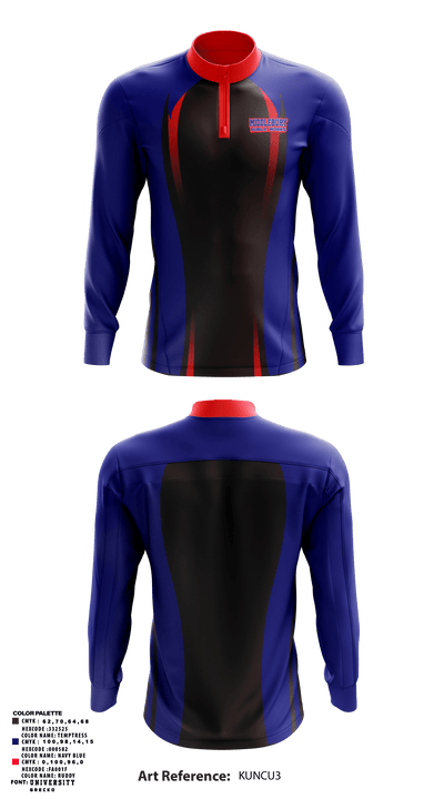 Middlebury Public Works 13837022 Quarter Zip Jacket - 1