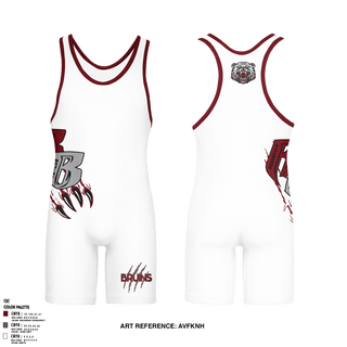 Wrestling Singlet, BRUINS, Wrestling, Teamtime, Team time, sublimation, custom sports apparel, team uniforms, spirit wear, spiritwear, sports uniforms, custom shirts, team store, custom team store, fundraiser sports, apparel fundraiser