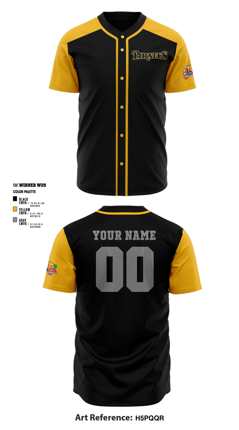 Full Button Baseball Jersey, Los Angeles Pirates, Baseball, Teamtime, Team time, sublimation, custom sports apparel, team uniforms, spirit wear, spiritwear, sports uniforms, custom shirts, team store, custom team store, fundraiser sports, apparel fundraiser