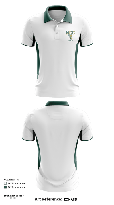 MCC Golf 63076605 Short Sleeve Performance Polo - 2