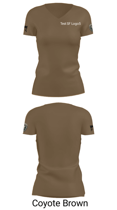 Test SF Logo 16004450 Women's Short Sleeve V-neck Shirt - 2