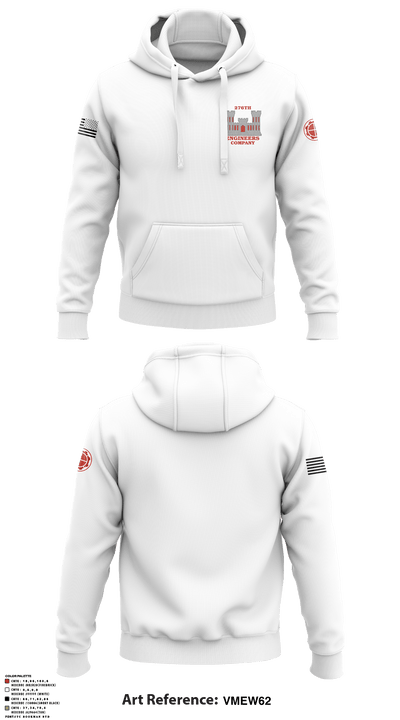 276th engineer company 74055705 Hoodie - 2