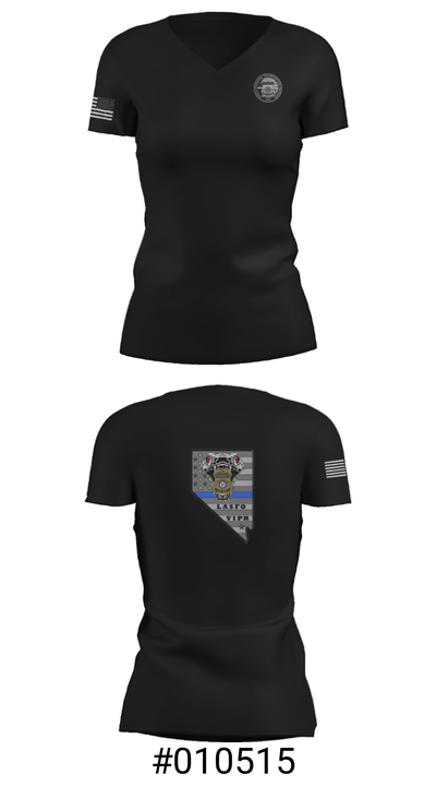 US Federal Air Marshals 31375832 Women's Short Sleeve V-neck Shirt - 26