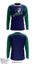 Vaughan Vikings 83213696 Long Sleeve Performance Shirt - 1