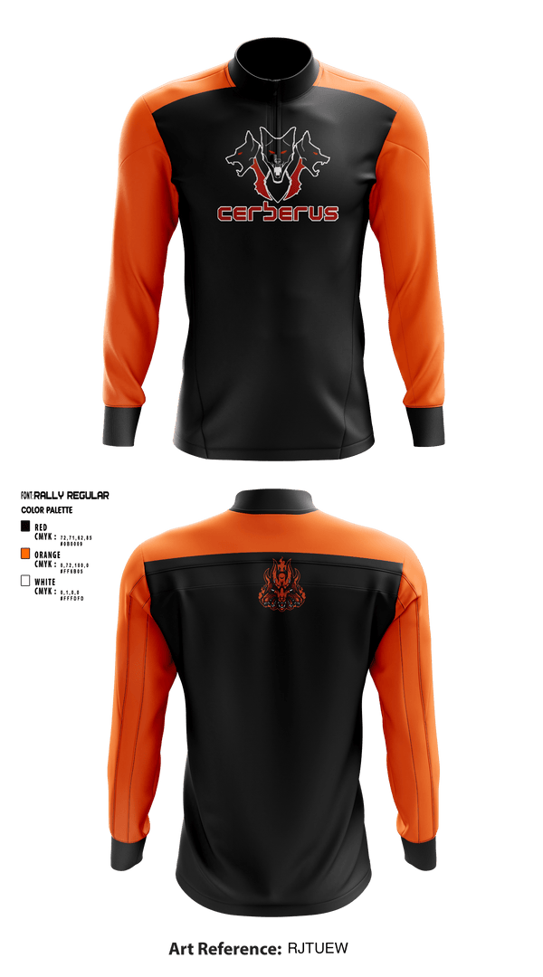 Quarter Zip Jacket, Cerberus, Ice Hockey, Teamtime, Team time, sublimation, custom sports apparel, team uniforms, spirit wear, spiritwear, sports uniforms, custom shirts, team store, custom team store, fundraiser sports, apparel fundraiser
