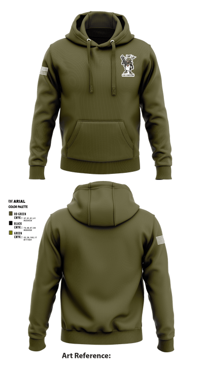 E CO. 1-106th 50945998 Hoodie - 1