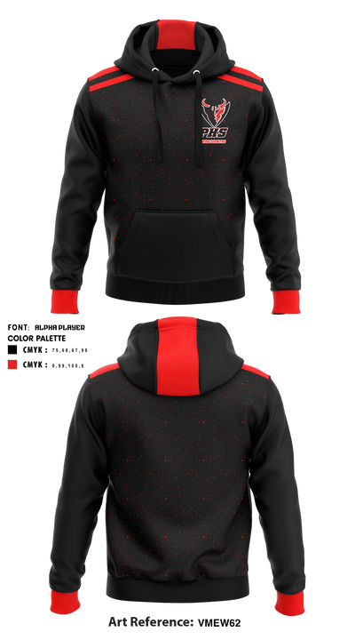 Pomona High School Cross Country 72810301 Hoodie - 1