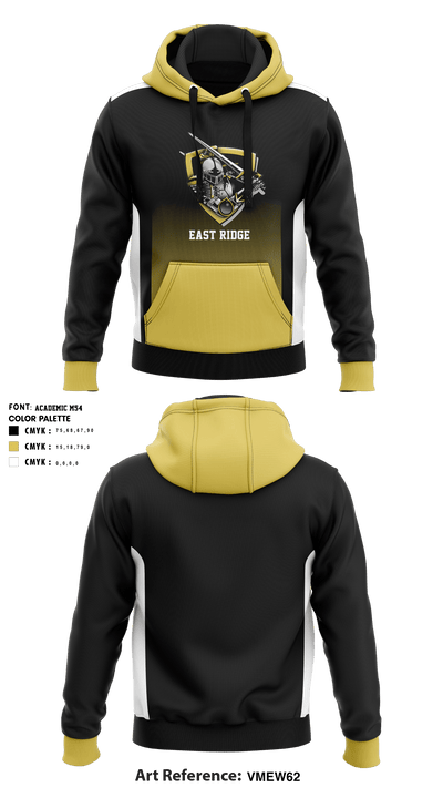East Ridge High School Golf 26531632 Hoodie - 1