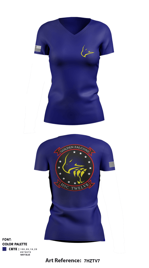 Women's Short Sleeve Vneck Shirt, , Navy, Teamtime, Team time, sublimation, custom sports apparel, team uniforms, spirit wear, spiritwear, sports uniforms, custom shirts, team store, custom team store, fundraiser sports, apparel fundraiser