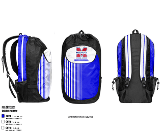 Gear Bag, Midway Middle School Volleyball, Men's Volleyball, Teamtime, Team time, sublimation, custom sports apparel, team uniforms, spirit wear, spiritwear, sports uniforms, custom shirts, team store, custom team store, fundraiser sports, apparel fundraiser
