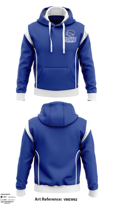 Stelle Claughton Middle School Basketball 13985026 Hoodie - 1