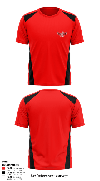 Short Sleeve Performance Shirt, Renton Redhawks, Tennis, Teamtime, Team time, sublimation, custom sports apparel, team uniforms, spirit wear, spiritwear, sports uniforms, custom shirts, team store, custom team store, fundraiser sports, apparel fundraiser