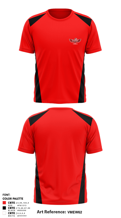 Renton Redhawks 34124165 Short Sleeve Performance Shirt - 4