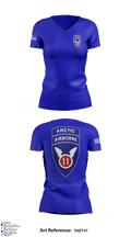 11th Airborne Division 20020731 Women's Short Sleeve V-neck Shirt - 3
