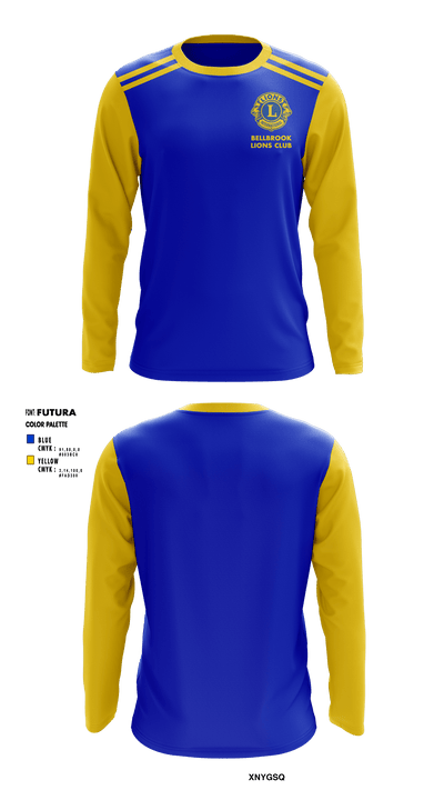 Bellbrook Lions Club 1356067 Long Sleeve Performance Shirt - 1