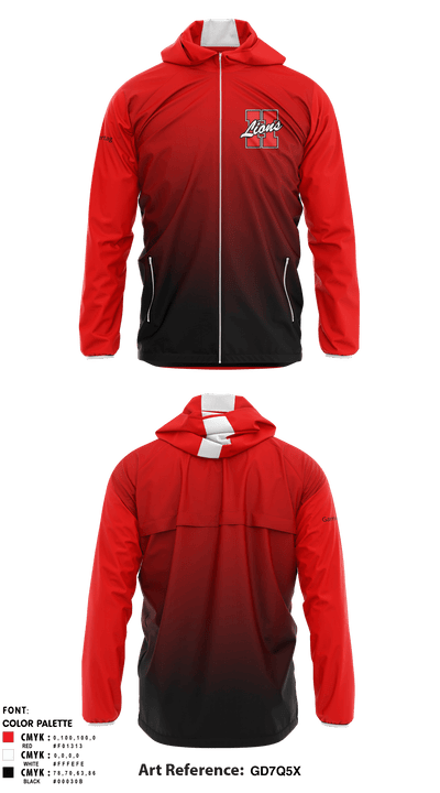 Howe Lions 84035726 Windbreaker - 1