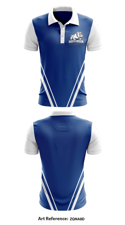 North Mason High School 86874889 Short Sleeve Performance Polo - 1