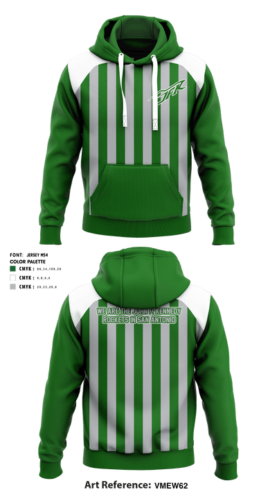 John F. Kennedy Rockets 27652410 Hoodie - 1