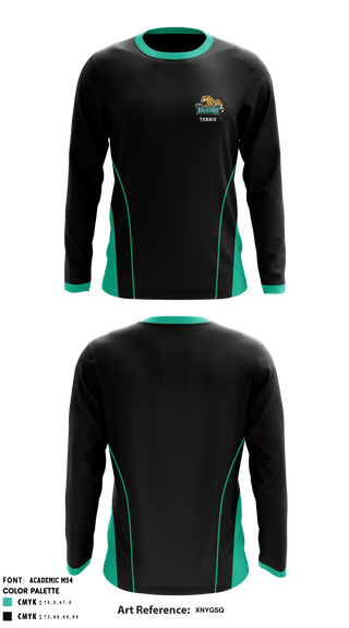 Long Sleeve Performance Shirt, Glen Allen High School Tennis, Tennis, Teamtime, Team time, sublimation, custom sports apparel, team uniforms, spirit wear, spiritwear, sports uniforms, custom shirts, team store, custom team store, fundraiser sports, apparel fundraiser