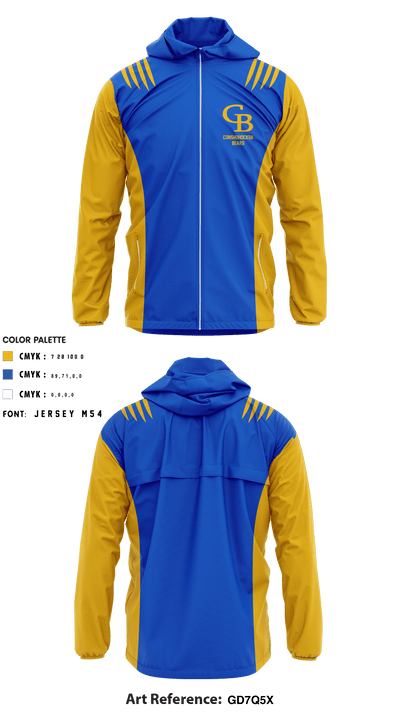 Conshohocken Youth Football 65509464 Windbreaker - 4