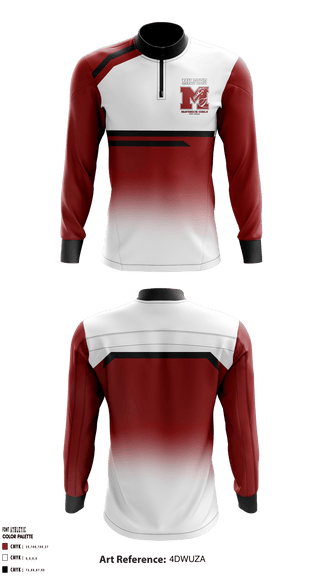 Quarter Zip Jacket, Milford High School Dance, School Spirit Store, Teamtime, Team time, sublimation, custom sports apparel, team uniforms, spirit wear, spiritwear, sports uniforms, custom shirts, team store, custom team store, fundraiser sports, apparel fundraiser