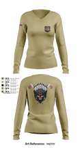 Apache 10748553 Women's Long Sleeve V-neck Shirt - 5