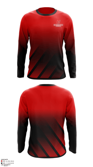 Long Sleeve Performance Shirt, Crestwood High School Soccer, Men's Soccer, Teamtime, Team time, sublimation, custom sports apparel, team uniforms, spirit wear, spiritwear, sports uniforms, custom shirts, team store, custom team store, fundraiser sports, apparel fundraiser