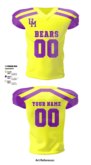 Football Jersey, Upper Moreland bears, Football, Teamtime, Team time, sublimation, custom sports apparel, team uniforms, spirit wear, spiritwear, sports uniforms, custom shirts, team store, custom team store, fundraiser sports, apparel fundraiser