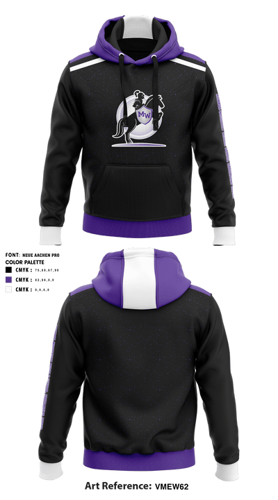 Monroe-Woodbury Middle School Crusaders Cheer 22485215 Hoodie - 1