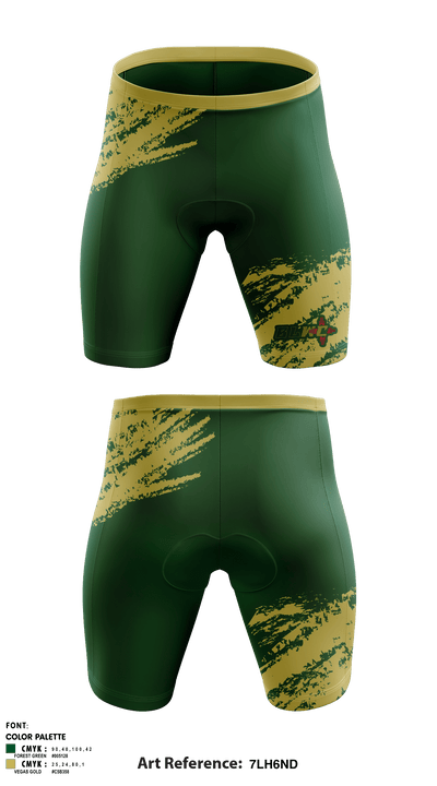 Badlands Badgers Wrestling Club 53583810 Men's Compression Shorts - 3