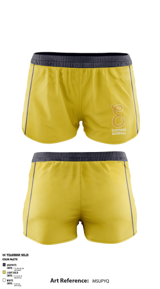Women's Shorts, Electrics, Baseball, Teamtime, Team time, sublimation, custom sports apparel, team uniforms, spirit wear, spiritwear, sports uniforms, custom shirts, team store, custom team store, fundraiser sports, apparel fundraiser