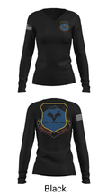 Oregon Wing CAP 9420662 Women's Long Sleeve V-neck Shirt - 39