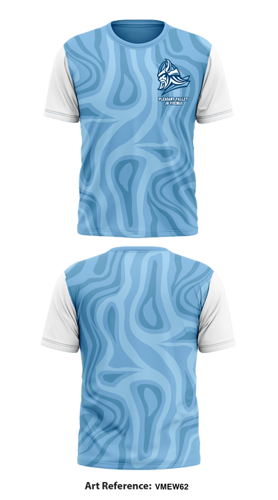 Pleasant Valley Jr Vikings 90852984 Short Sleeve Performance Shirt - 1