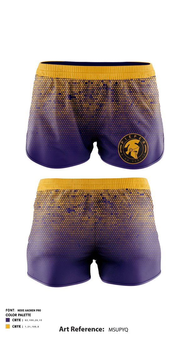 Track Shorts, Pieper High School Cross Country, Cross Country, Teamtime, Team time, sublimation, custom sports apparel, team uniforms, spirit wear, spiritwear, sports uniforms, custom shirts, team store, custom team store, fundraiser sports, apparel fundraiser