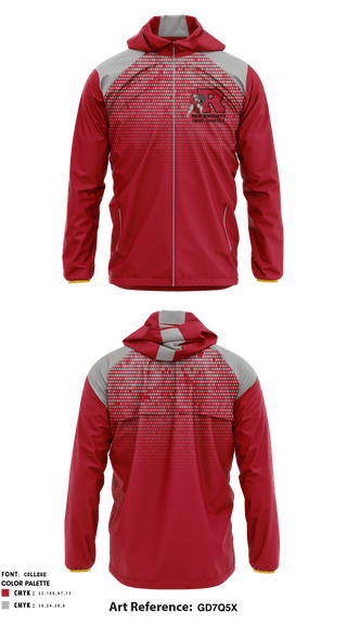 Windbreaker, Reading High School Cross Country, Cross Country, Teamtime, Team time, sublimation, custom sports apparel, team uniforms, spirit wear, spiritwear, sports uniforms, custom shirts, team store, custom team store, fundraiser sports, apparel fundraiser