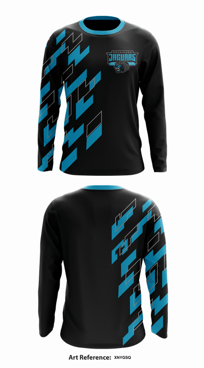 Seckinger High School 56924352 Long Sleeve Performance Shirt - 1