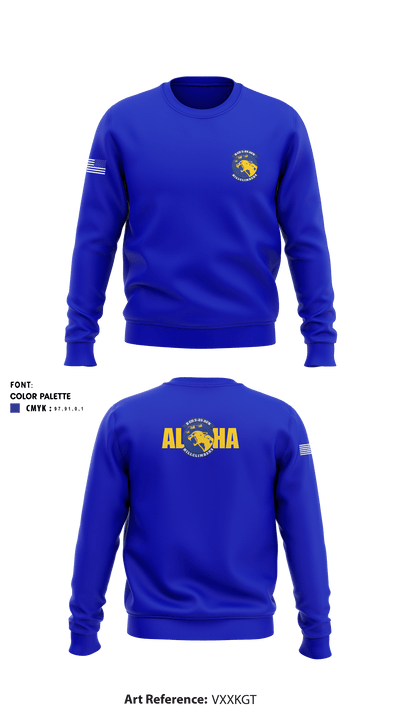 B co 3-25 Hillclimbers 19781489 Crew Neck Sweatshirt - 1
