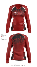 Futures High School 58162269 Women's Long Sleeve V-neck Shirt - 1