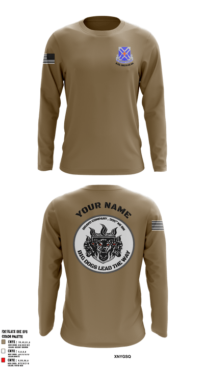 Bravo, 305th MI BN 32687381 Long Sleeve Performance Shirt - 3