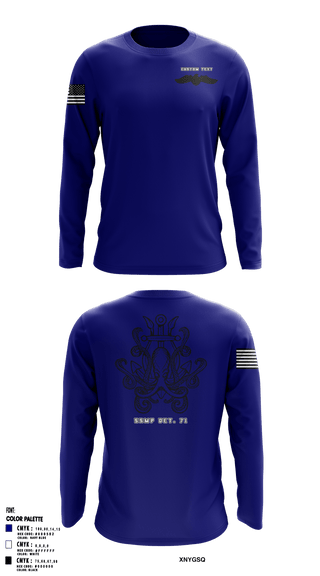 Long Sleeve Performance Shirt, , Navy, Teamtime, Team time, sublimation, custom sports apparel, team uniforms, spirit wear, spiritwear, sports uniforms, custom shirts, team store, custom team store, fundraiser sports, apparel fundraiser