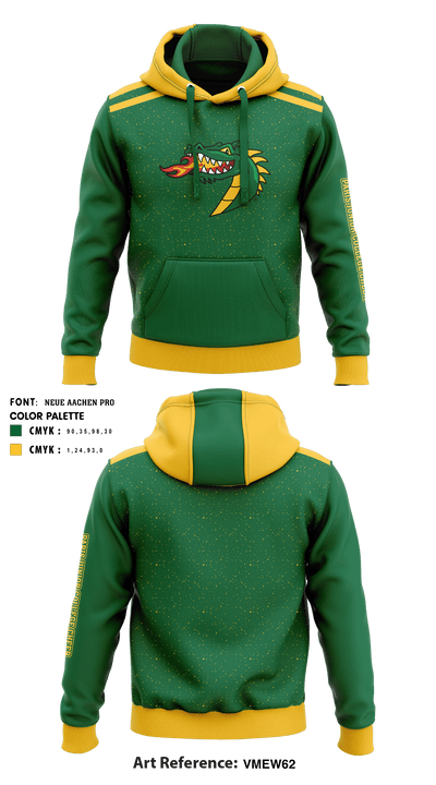Paris Junior College Cheer 60075249 Hoodie - 1