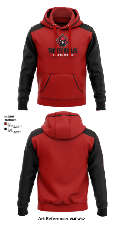Trinity Valley Community College Softball 27537288 Hoodie - 1