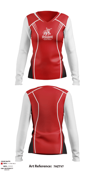 Women's Long Sleeve Vneck Shirt, Neshannock Senior High School Volleyball, Women's Volleyball, Teamtime, Team time, sublimation, custom sports apparel, team uniforms, spirit wear, spiritwear, sports uniforms, custom shirts, team store, custom team store, fundraiser sports, apparel fundraiser